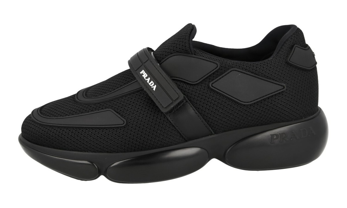 LUXURY PRADA CLOUDBUST SNEAKERS SHOES 1E293I BLACK NEW | eBay