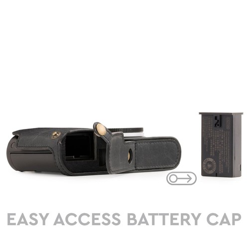 MegaGear Leica TL2, TL Ever Ready Top Grain Leather Camera Half Case - Picture 14 of 28