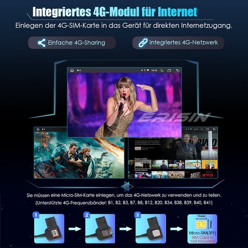 8-Kern Android 13 Autoradio Navi für VW Seat Passat CC B6 Golf 5 6 Tiguan DAB+CD - Bild 12 von 24