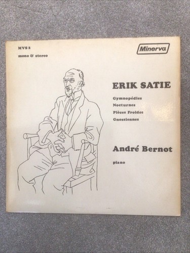 ANDRE Bernot - Erik Satie - Minerva MVS 2 Mono & Stereo LP - Picture 1 of 6