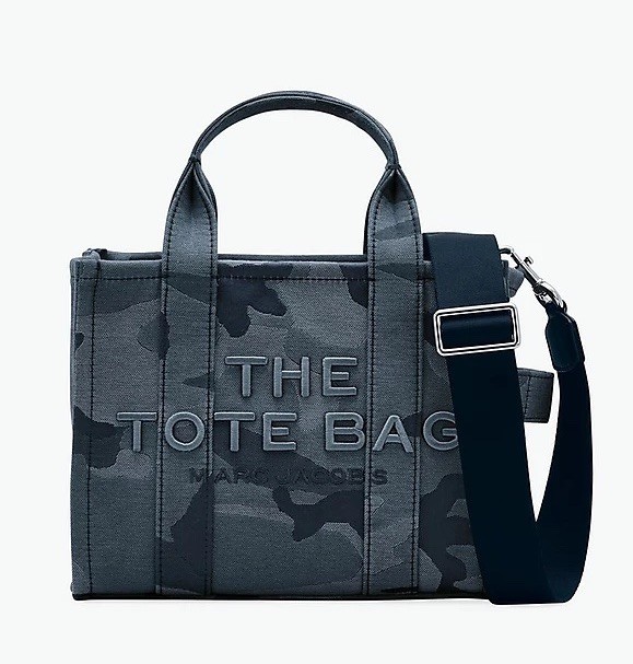 トートバッグ Marc Jacobs Camo Bag The Tote Small Marc Jacobs The Camo Jacquard Small Tote Bag - Blue | eBay