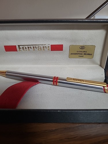 Vintage 1980’s Aurora Ferrari Formula By Cartier Ballpoint Pen Orig Refill Mint! - Picture 5 of 9