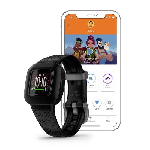 Garmin Vivofit Jr. 3 Bracelet connect noir - Photo 5/7