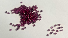 GENUINE RED SQUARE RUBIES 2.00 CARATS APPROX 10-1 2PCS 2.5-2.7MM BELOW WHOLESALE