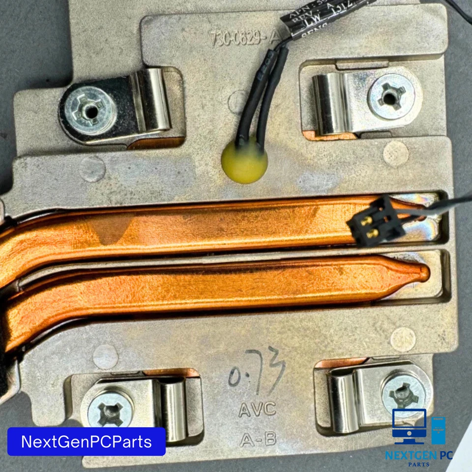 Apple iMac A1311 Mid-2011 Video Card Heatsink 730-0629-A Genuine w/ Screws - Image 4 of 4