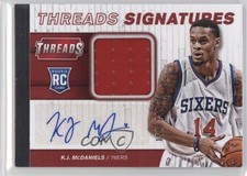 2014-15 Panini Threads Rookie Threads Signatures /249 KJ McDaniels #33 Auto RC
