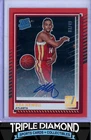 2025-26 Panini Donruss Asa Newell Rated Rookie Autograph Auto Red #03/49 Y146