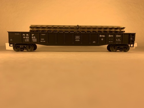 MTH PREMIER 20-95286, GÓNDOLA DE CARRETERA PLACA DE NÍQUEL con 4 rectas SCALETRAX, NUEVA EN CAJA - Imagen 4 de 10