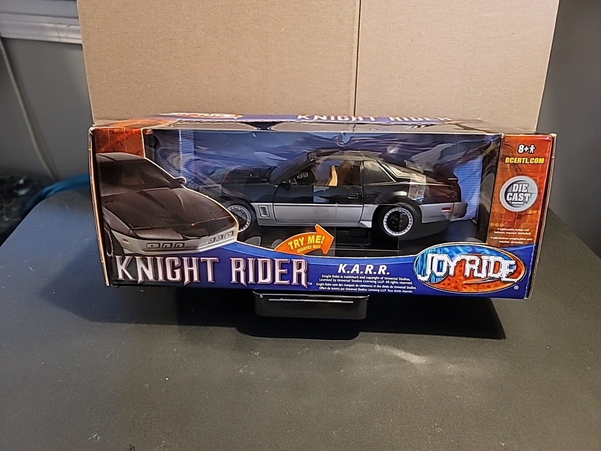 Knight Rider KARR, 1982 Pontiac Trans Am, ERTL JoyRide, 1/18
