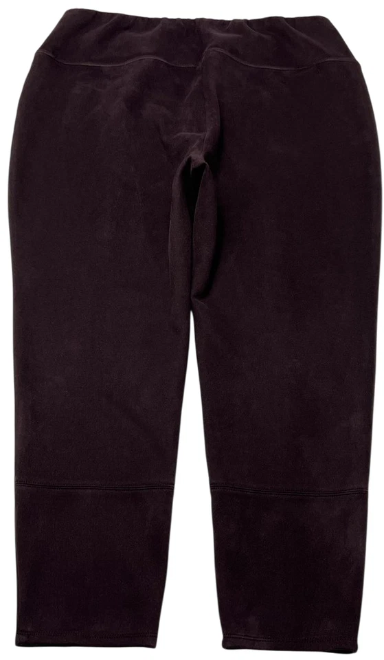 J Jill Leggings Mujer (2X) Ciruela Wearever Ajuste Suave Pull On Imitación Gamuza Elastizados Foto 2 de 4