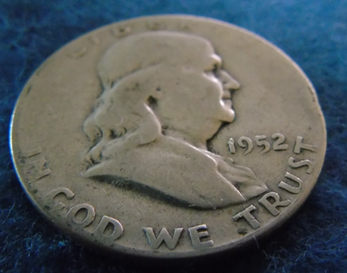 1952 P Franklin Half Dollar Ben Ben Benjamin 1952P 1/2 Silber US Münze 1952-P Bullion