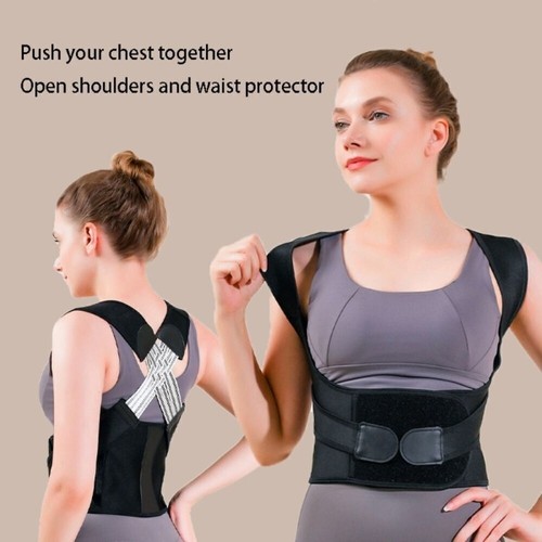 Belt Back Posture Corrector Adjustable Anti-Camel Sitting Posture Correction UK - Picture 3 of 14