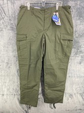 LA Police Gear BDU Tac Pants Mens Large Regular Green Cargo Ripstop BDU1001 NWT