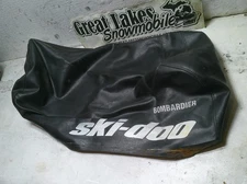 2003-2005 SkiDoo Tundra Snowmobile Good Used Black White Seat Cover