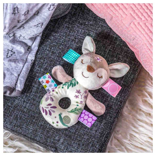 Mary Meyer Flora Fulvo Sonaglino Lovey Morbido Peluche Sensoriale Bambino Toy - Foto 4 di 5