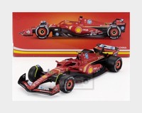 1:43 Burago Ferrari F1 Sf-24 #55 Italy Monza Gp 2024 Sainz BU36844-S-MONZA Model