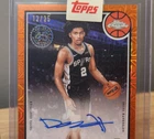 🔥Rare!🔥Dylan Harper RC Orange /25 **On Card AUTO** 2025-26 Topps Chrome Rookie