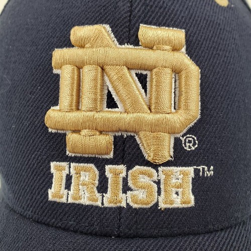 Notre Dame Irish Colosseum Just Sports Hat 7 3/8 Blue Gold - Picture 2 of 5