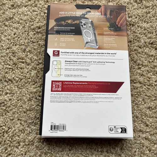 ZAGG Crystal Palace Case with Kickstand for iPhone Air - Clear Drop Protection - Picture 4 of 10