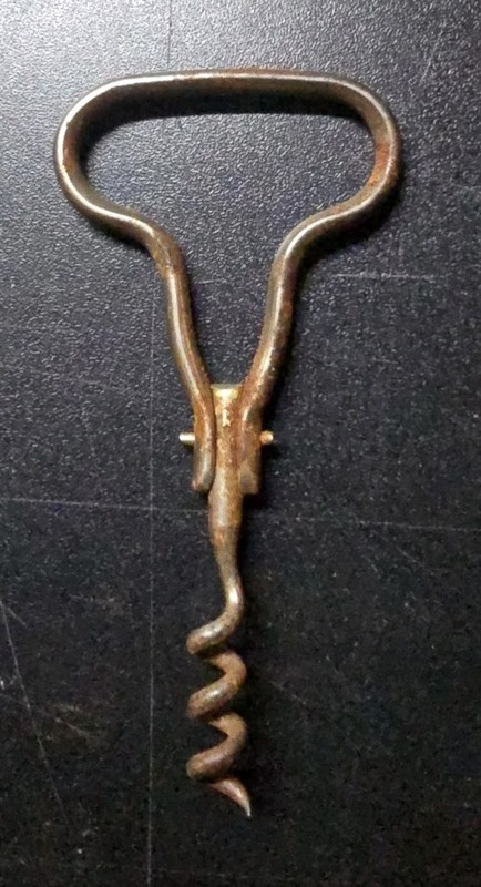 Vintage Antique Folding Corkscrew, bottle opener