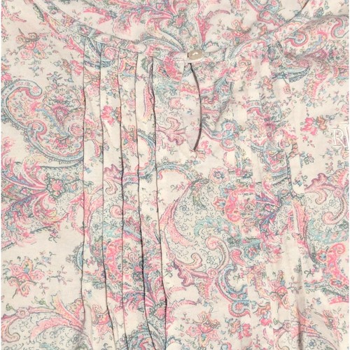 Lauren Ralph Lauren Feminine Paisley Ruffle Hem Romantic Sleep Dress Nightgown - Picture 3 of 5