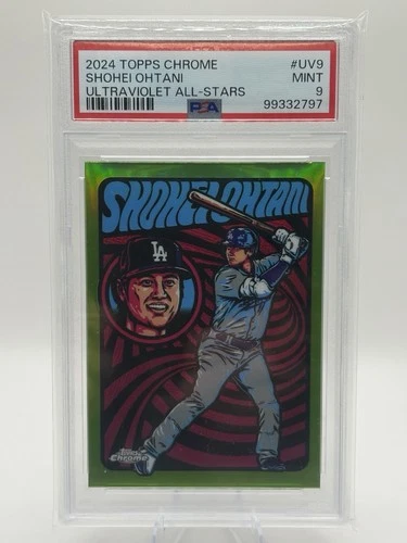 2024 Topps Chrome Shohei Ohtani Ultraviolet All-Stars #UV-9 PSA 9 Dodgers