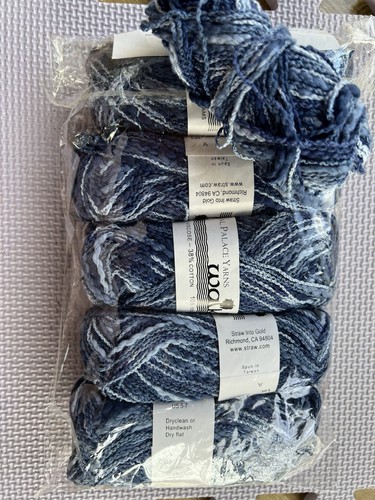WAIKIKI YARN BY Crystal Palace: Jeans #3006 Dyelot A: Cotton/Viscose/: Lot 14+ - Picture 1 of 8