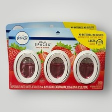 Febreze Odor-Fighting SMALL SPACES Air Freshener BERRY  BRAMBLE 2 3 Ct Durable