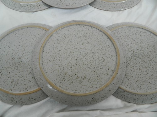 6 x Vintage PURBECK KERAMIK — PORTLAND , Speiseteller - 26 cm. Retro Geschirr. - Bild 5 von 5