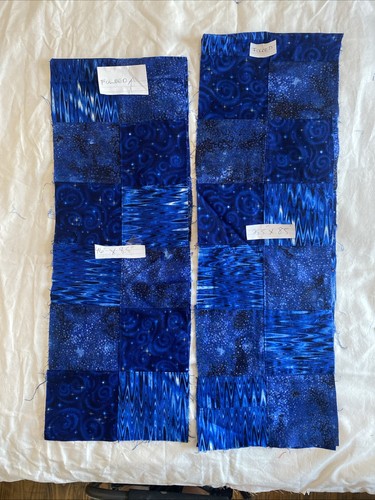 Quilt Top Unfinished NASA Patriot Red White Blue Space Cotton 43x49 - Picture 6 of 20