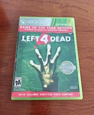 Left 4 Dead Game of the Year Edition (Xbox 360, 2009) Complete Tested Working