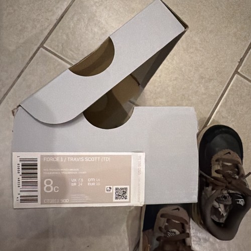 Zweimal getragen Größe 8C Nike Air Force 1 Low Travis Scott Cactus Jack TD CT0911-900 - Bild 11 von 13