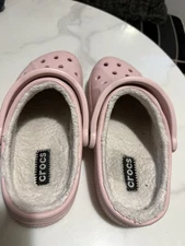 Crocs Women's , Size 9, Waterproof, White/Pink/, Iconic Comfort