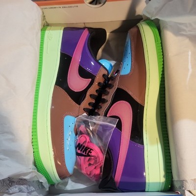 new  11 Air Force 1 Low Retro SP Undefeated Multi-Patent Pink Supreme 