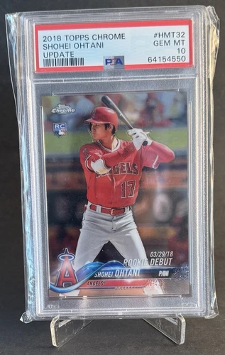 2018 Topps Chrome Update - Shohei Ohtani #HMT32 -Hitting - PSA 10 (RC)