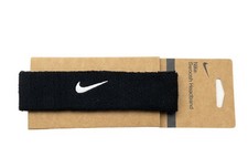Nike Swoosh Classic Band Black Headband Athletic Running Hair-Bands II5131-010