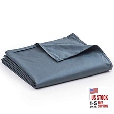 Cotton Duvet Cover for 48''x72'' Duvet Cover Cotton Removable Cover Dark Grey