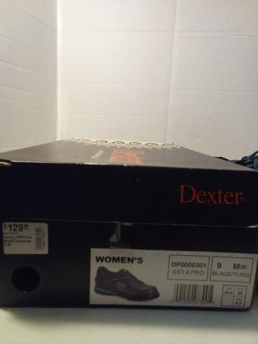 Dexter Scarpe da Bowling Donna 9 M SST8 Pro Nero Turchese - Foto 11 di 11
