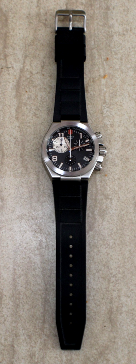 Vintage SWISS ARMY Victorinox Chronograph Quartz Men's Watch