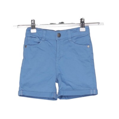 Steiff, Shorts, Größe: 110, Blau, Baumwolle/Elasthan, Einfarbig, Mädchen #Gjr