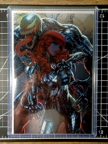 AMAZING SPIDERMAN #28 ARIEL DIAZ FOIL VIRGIN VARIANT NM VENOM MARY JANE