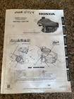 Honda Engines Owner's Manual Models GC160 GC190 (Missing Back Cover)