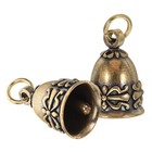 2 Pcs Brass Ornament Bells Small Bells For Christmas And Wedding Decoration