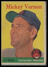 1958 Topps #233 Mickey Vernon