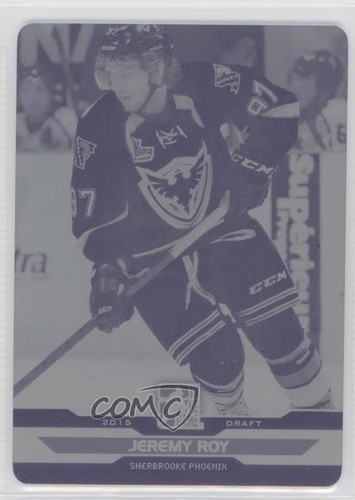 2014 ITG Draft Prospects Druckplatte Cyan 1/1 Jeremy Roy #74