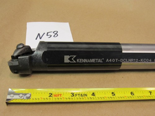 Kennametal A40T-DCLNR12-KC04 1,5" 40MM Durchmesser Bohrstange Wendeschneidplatte Hartmetall - Bild 3 von 10