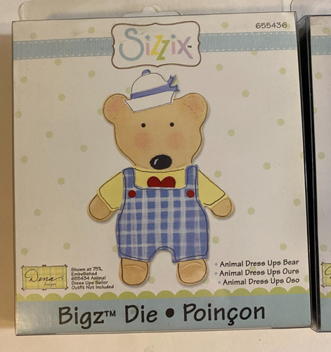 Sizzix Originals und Bigz Paket 8 - Animal Dress Ups - Bild 5 von 13