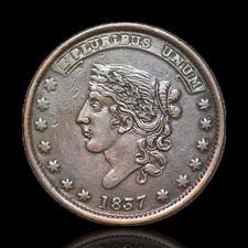 Hard Times Token. "Mint Drop" Bentonian Currancy. 1837, HT-61