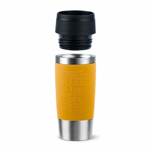 Emsa insulated mug Travel Mug Classic, to-go mug, stainless steel, mustard ye... - Picture 4 of 5