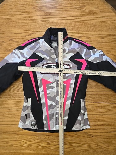 Coldwave Sno Fire Snowmobile Jacket Pink Black Camo Womans Size XS  - Picture 9 of 11